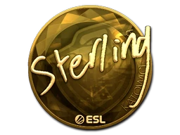 sterling (Gold) | Katowice 2019 sticker