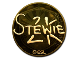 Stewie2K (Gold) | Katowice 2019 sticker