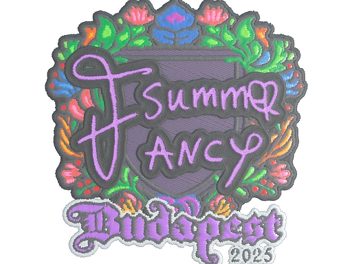 Summer (Embroidered) | Budapest 2025 sticker