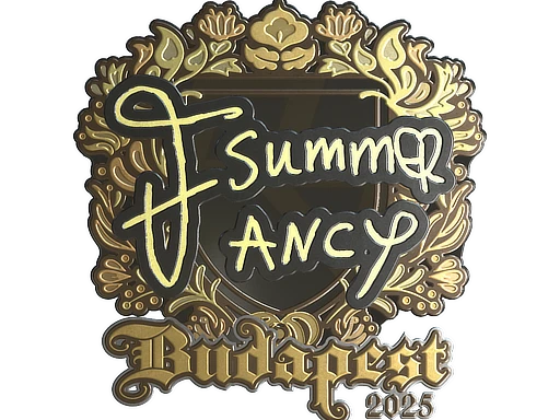 Summer (Gold) | Budapest 2025 sticker