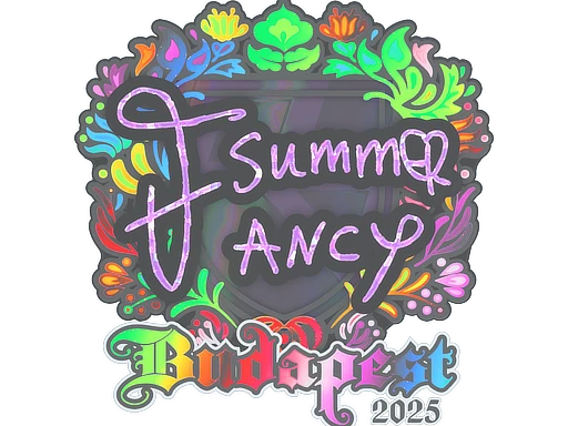 Summer (Holo) | Budapest 2025 sticker