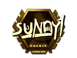 suNny (Gold) | London 2018 sticker
