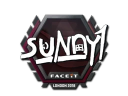 suNny | London 2018 sticker