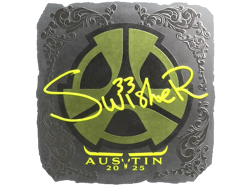 Swisher (Foil) | Austin 2025 sticker