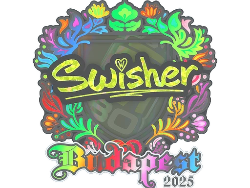 Swisher (Holo) | Budapest 2025 sticker