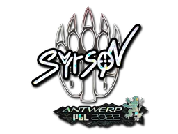 syrsoN (Glitter) | Antwerp 2022 sticker