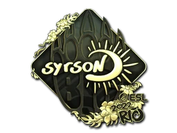 syrsoN (Gold) | Rio 2022 sticker