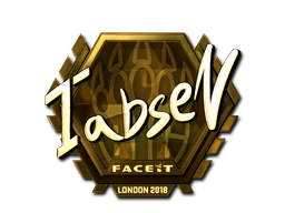 tabseN (Gold) | London 2018 sticker