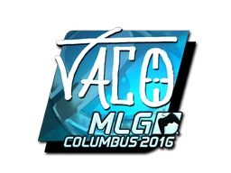 TACO (Foil) | MLG Columbus 2016 sticker
