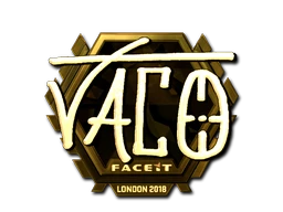 TACO (Gold) | London 2018 sticker