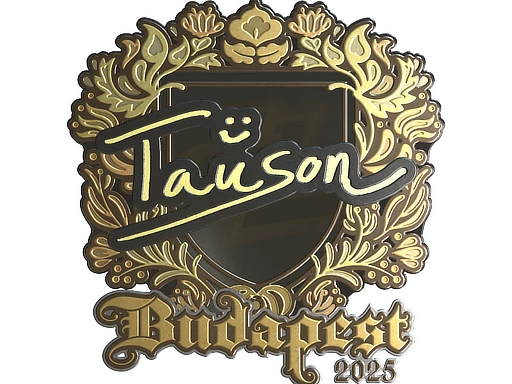 Tauson (Gold) | Budapest 2025 sticker