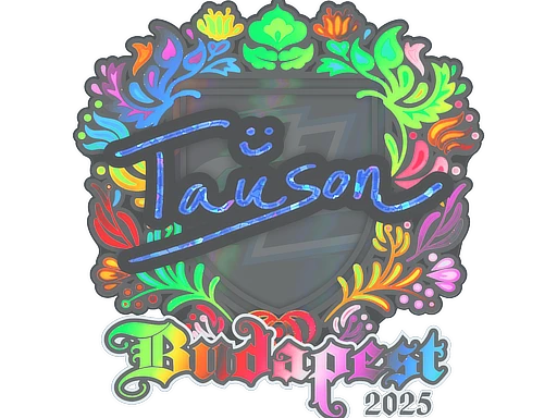 Tauson (Holo) | Budapest 2025 sticker