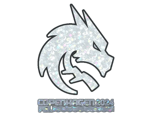 Team Spirit (Glitter) | Copenhagen 2024 sticker
