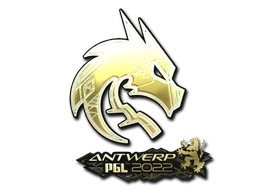 Team Spirit (Gold) | Antwerp 2022 sticker