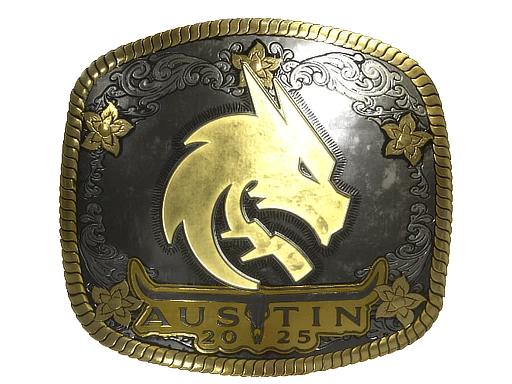 Team Spirit (Gold) | Austin 2025 sticker