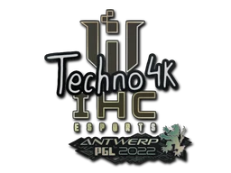 Techno4K | Antwerp 2022 sticker
