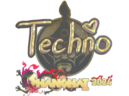 Techno4K (Glitter) | Shanghai 2024 sticker
