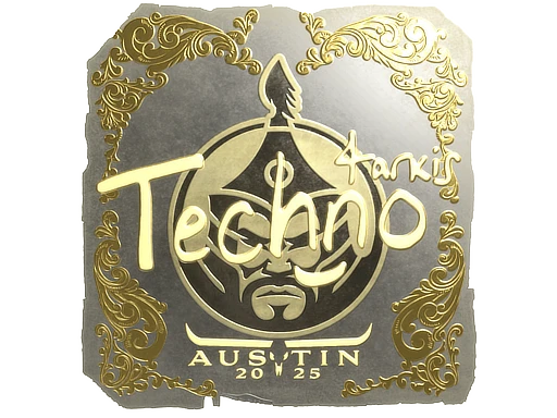 Techno4K (Gold) | Austin 2025 sticker