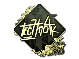 Techno4K (Gold) | Rio 2022 sticker
