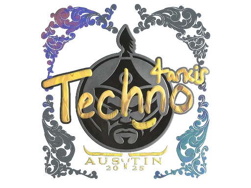 Techno4K (Holo) | Austin 2025 sticker