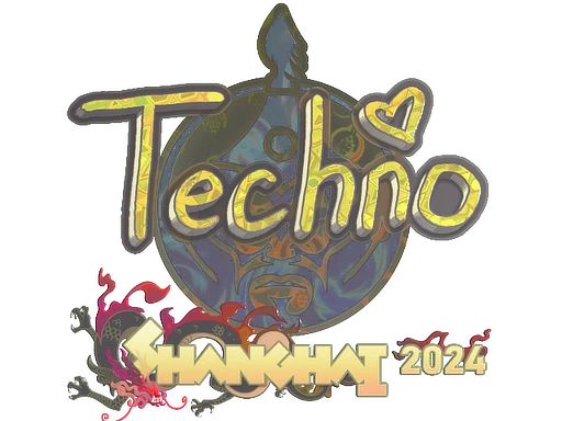 Techno4K (Holo) | Shanghai 2024 sticker