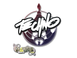 Techno4K | Paris 2023 sticker