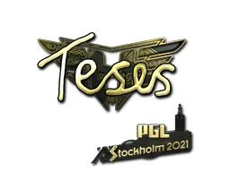 TeSeS (Gold) | Stockholm 2021 sticker