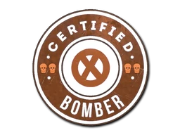 The Bomber sticker
