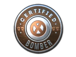 The Bomber sticker