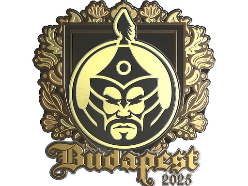 The Mongolz (Gold) | Budapest 2025 sticker