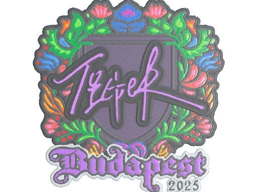 Tiger (Embroidered) | Budapest 2025 sticker