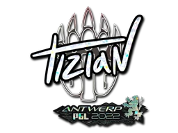 tiziaN (Glitter) | Antwerp 2022 sticker