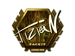 tiziaN (Gold) | London 2018 sticker