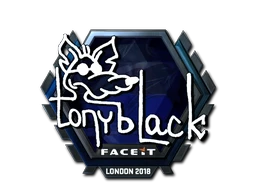tonyblack (Foil) | London 2018 sticker