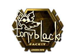 tonyblack (Gold) | London 2018 sticker