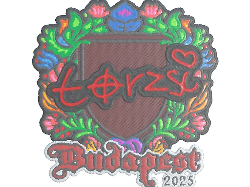 torzsi (Embroidered) | Budapest 2025 sticker