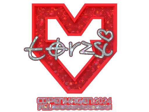 torzsi (Glitter) | Copenhagen 2024 sticker