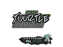 Tuurtle (Glitter) | Antwerp 2022 sticker