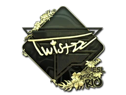 Twistzz (Gold) | Rio 2022 sticker