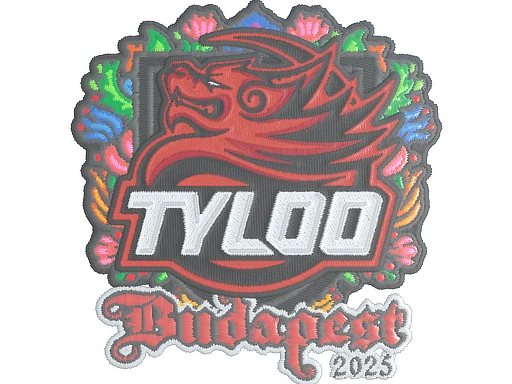 TYLOO (Embroidered) | Budapest 2025 sticker