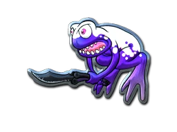 Ultraviolet Poison Frog sticker