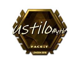 USTILO (Gold) | London 2018 sticker