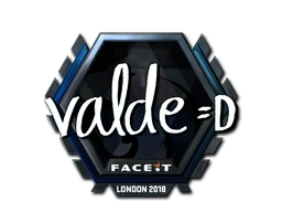 v4lde (Foil) | London 2018 sticker