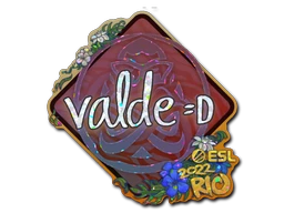 v4lde (Glitter) | Rio 2022 sticker