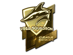 Vega Squadron (Gold) | Boston 2018 sticker