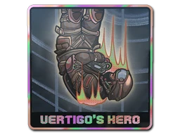 Vertigo's Hero sticker
