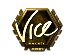 vice (Gold) | London 2018 sticker