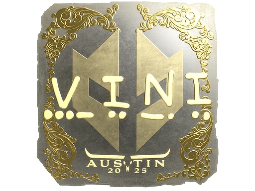 VINI (Gold) | Austin 2025 sticker