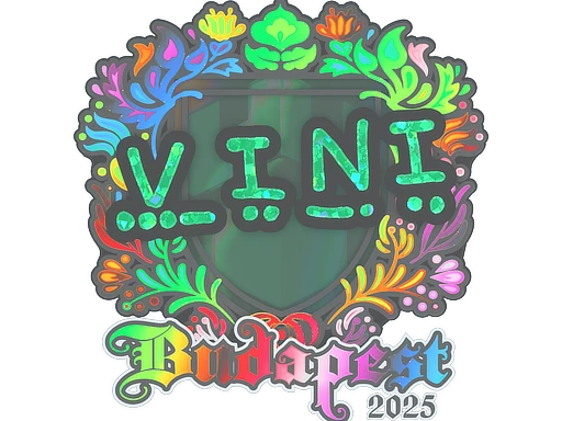VINI (Holo) | Budapest 2025 sticker