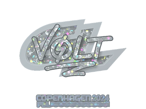 volt (Glitter) | Copenhagen 2024 sticker
